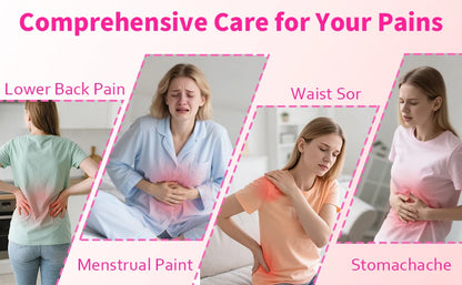 Portable Heated Massage Warming Palace Belt Intelligent Heating Waist Device for Girls Menstrual Period Auntie Beauty World Shop