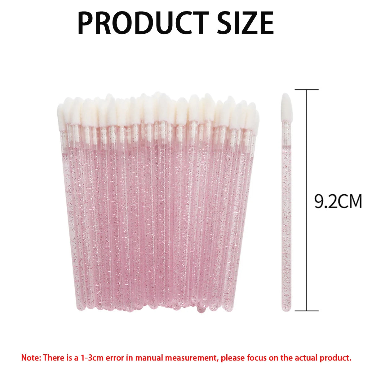 100/300PCS Crystal Lip Brush Lipstick Gloss Applicator Wands Wholesale For Eyelashes Extension Tool Kits Makeup Accessories Beauty World Shop