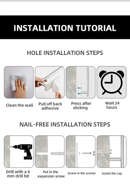 Kitchen Paper Towel Holder Adhesive Tissue Hanger Toilet Roll Paper Dispenser Cabinet Storage Napkin Rack Bathroom Accessories Beauty World Shop