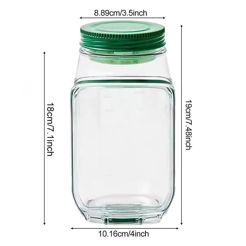 This Original Salad Pod is a portable salad container with a side-opening lid, perfect for home use and outdoor activities. Beauty World Shop