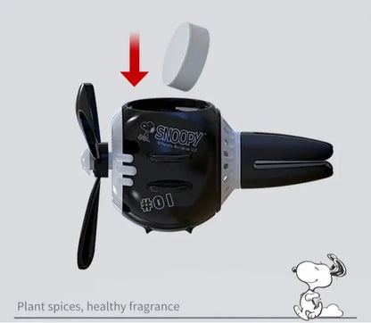 Snoopy Air Freshener Flying Propeller Pilot Series Car Accessories Anime Figures Aromatherapy Fragrance Diffuser Car Decor Gifts Beauty World Shop