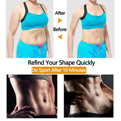 1pc Waist Trainer Slimming Body Shaper Fitness Belt Weight Loss Fat Burning Sport Girdle Sweat Trimmer Workout Cincher Shapewear Beauty World Shop