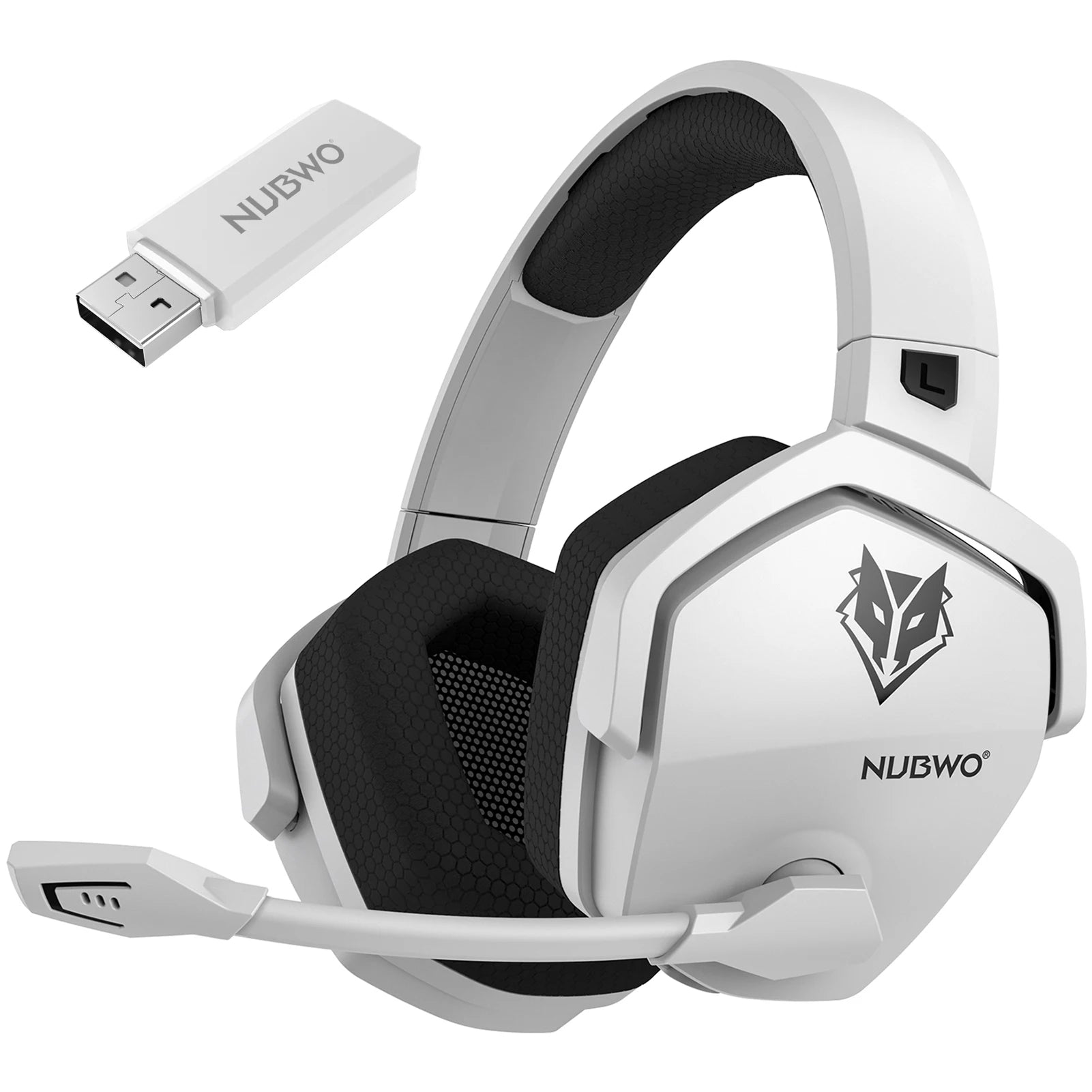 NUBWO G06 2.4G Dual Wireless Gaming Headset 5ms Low Latency 7.1 Surround ENC Mic For PC PS4 PS5 Gaming Bluetooth Headphones Beauty Fashion