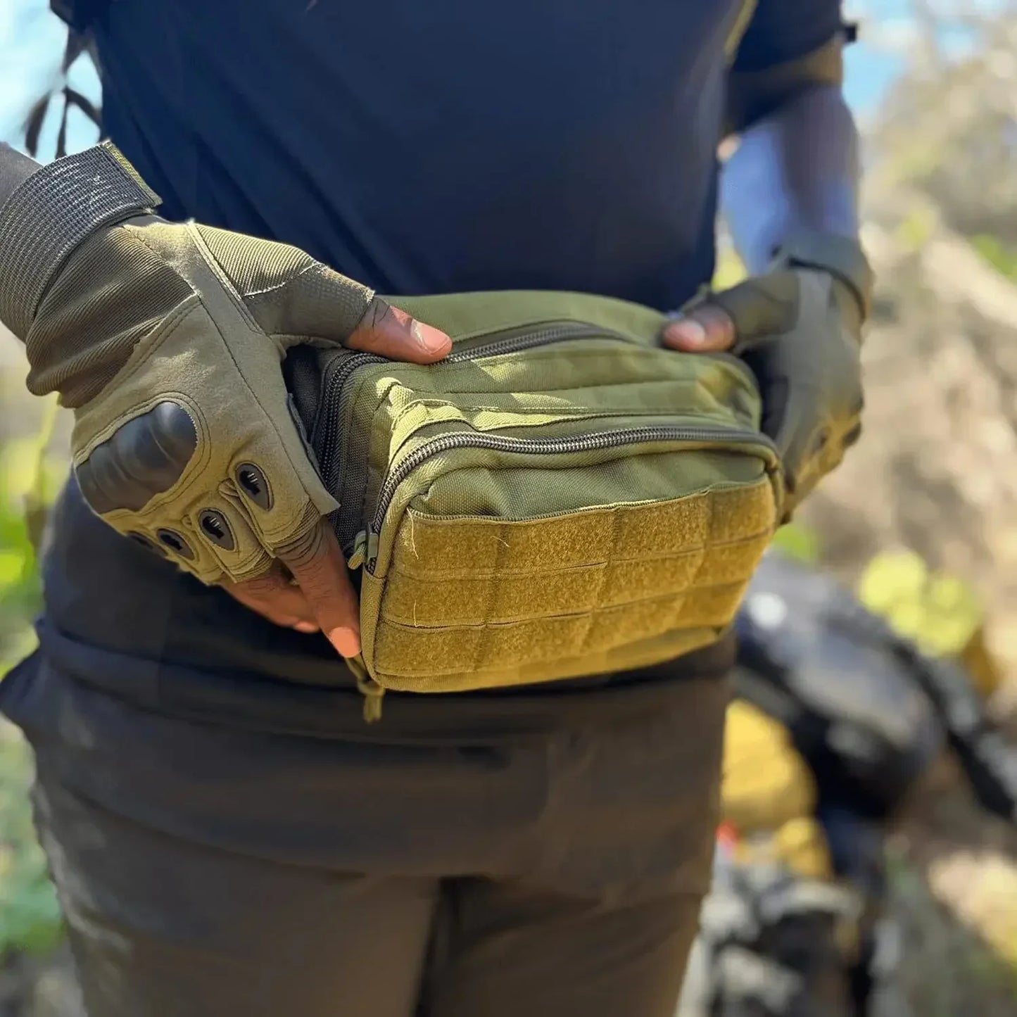 Packs for Men Nylon Shoulder Hiking Tactical Multi-function Waist Pack Fanny  Mobile Phone Bag Sports High-capacity Waist Bag Beauty World Shop