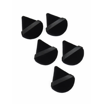 Black Triangle Powder Puff Facial Makeup Sponge Soft Velvet Cosmetics Puff Mixer Beauty Foundation Make-Up Sponge Makeup Access Beauty World Shop