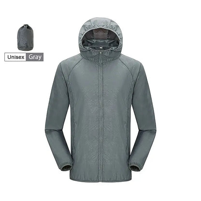 LNGXO Unisex Hiking Jacket Men Women Waterproof Quick Dry Camping Windbreaker Trekking Fishing Rain Coat Outdoor Anti UV Clothes Beauty World Shop
