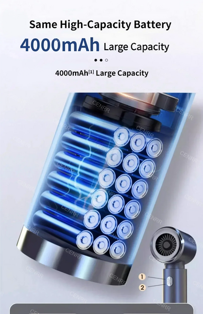CENRR Car Vacuum Cleaner High Suction 210000PA Wireless Vacuum Cleaner Cordless Vacuum Cleaner High Pressure Cleaning Machine Beauty World Shop