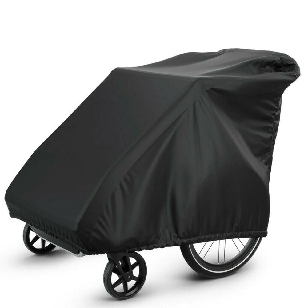 New 84*140*99cm Bicycle Protective Cover Storage Cover For Chariot Child Single Double Bike Trailer PU Coating Waterproof Covers Beauty World Shop