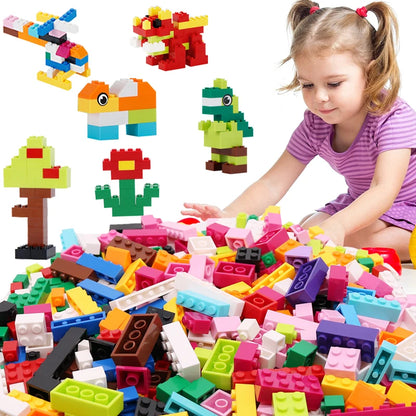1000 Pieces DIY Creative Building Blocks Bulk Sets City Classic Bricks Assembly Brinquedos Educational Toys for Children Beauty World Shop