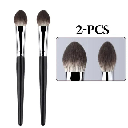 1/2Pcs Peach Heart Blusher Brush Powder Blush Cream Liquid Blush Makeup Brushes Flat Small Precise Blush Brush Makeup Tools Beauty World Shop