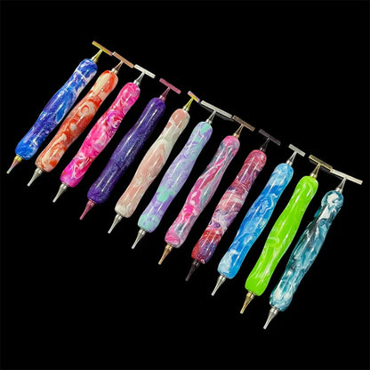 Colorful Diamond Drawing Thread Point Pen Embroidery Threaded Dot Drill Tool Multifunctional Metal Screw Thread Head Accessories Beauty World Shop