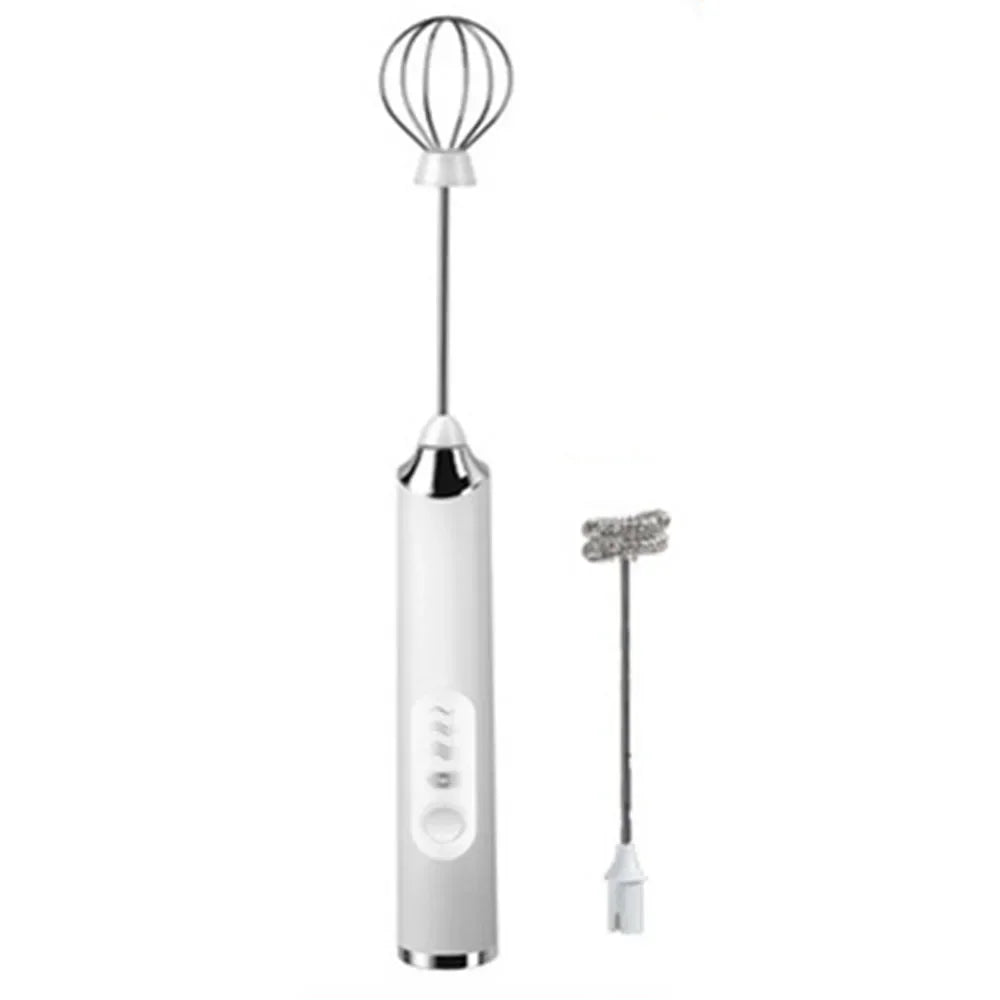 TINSOL  Electric Milk Frother Mini Handheld Wireless Powerful USB Rechargeable Convenience Coffee Milk Whipping Kitchen Whisks Beauty World Shop