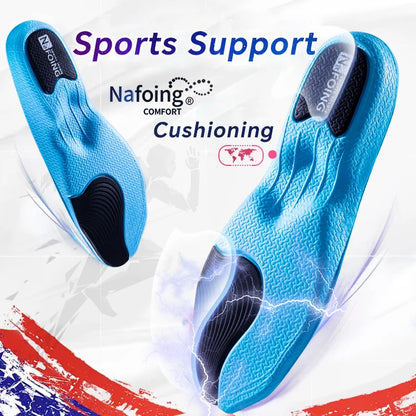 1Pair Premium EVA Orthopedic Insole For Feet Shock Absorption Deodorization Breathable Sole Pad Sport Arch Support Feet Care Beauty World Shop