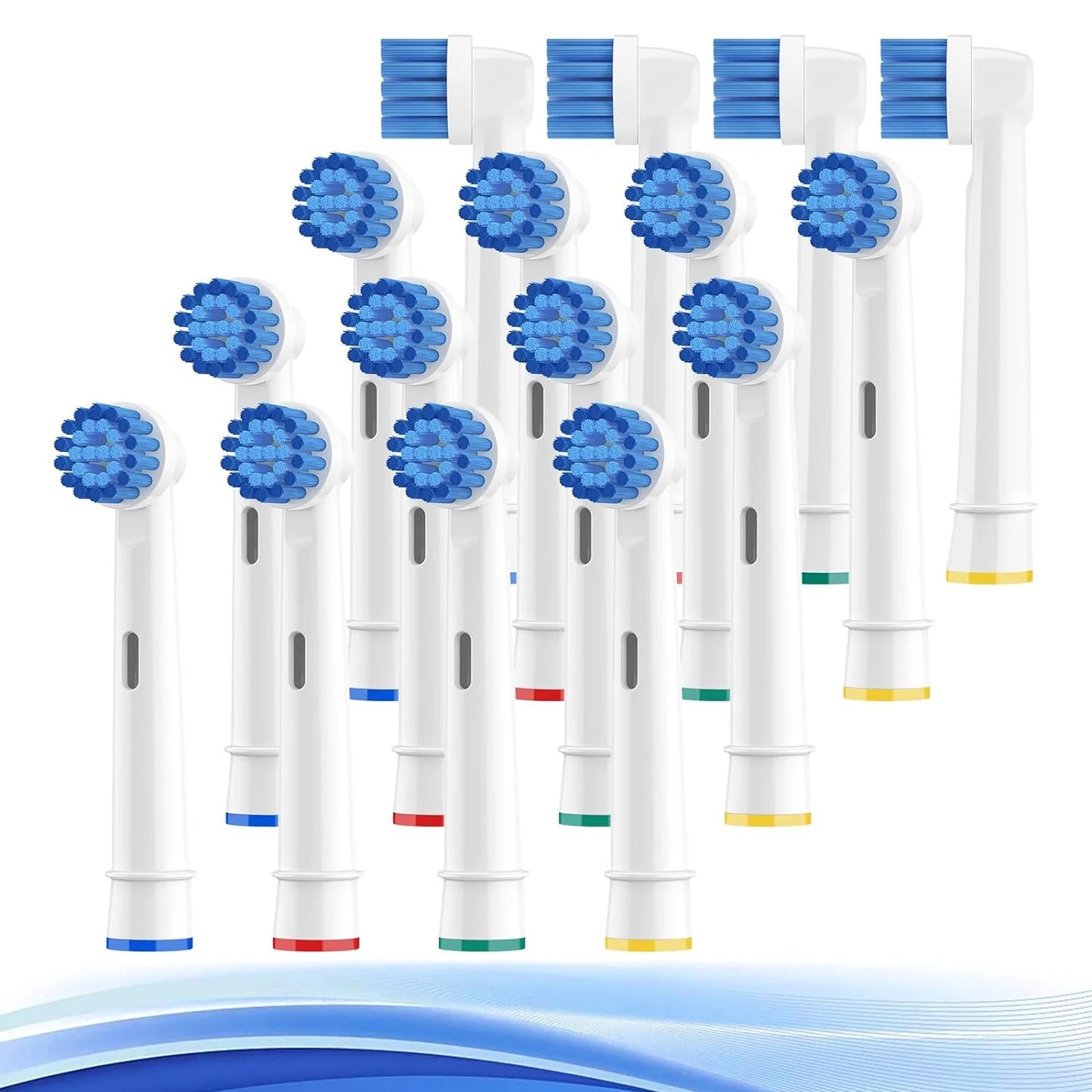 4/8/12/16/20 Pack Sensitive Gum Care Soft Bristle Replacement Brush Heads Compatible with Oral b Braun Electric Toothbrush Beauty World Shop