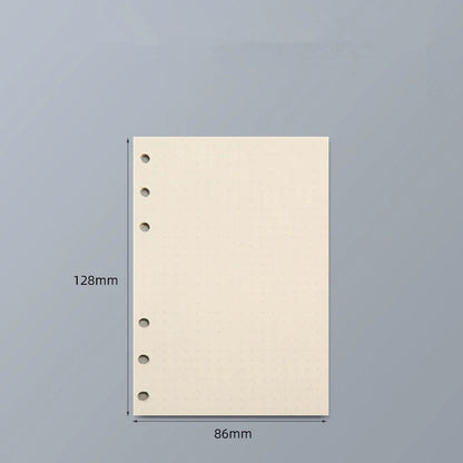 45 Sheets A5 A6 A7 Loose Leaf Notebook Refill Spiral Binder Inner Page Line Blank craft  Grid Inside Paper Stationery Beauty World Shop