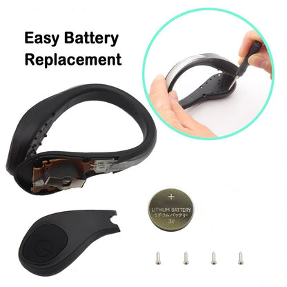 LED Luminous Shoe Clip Light Outdoor Running Cycling Bicycle RGB Novelty Lighting Safety Night Warn Lamp Glowing Zapato Ciclismo Beauty World Shop