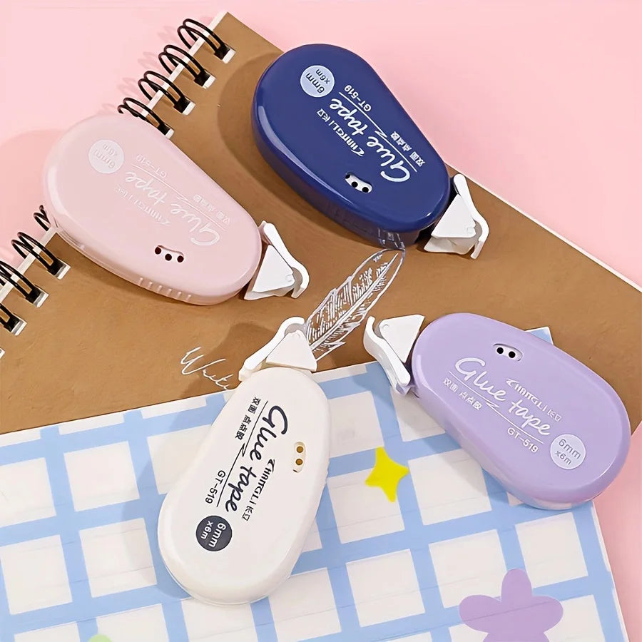 1/4pcs Double-sided Adhesive Dot Tape - Suitable for Collage Pictures, Handwritten Creations, School Stationery Items, Etc Beauty World Shop