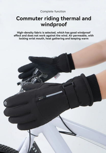 GTUBIKE Waterproof Men’s Women’s Winter Cycling Gloves Thermal Touchscreen Ski Gloves for Running Outdoor Sports Gloves Beauty World Shop