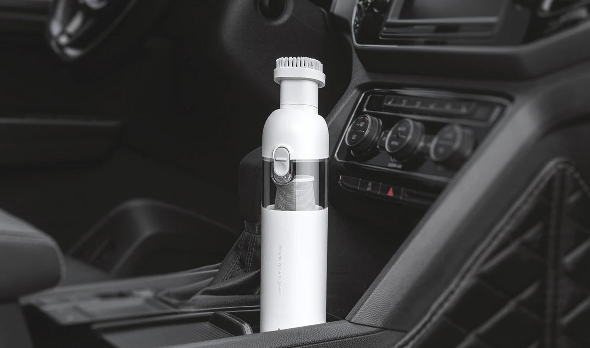 Original MIJIA Portable Handheld Vacuum Cleaner 13000Pa 88000rpm 500g Wireless 30Min HEPA Car Home Mini White Dust Cup One-Touch Beauty World Shop