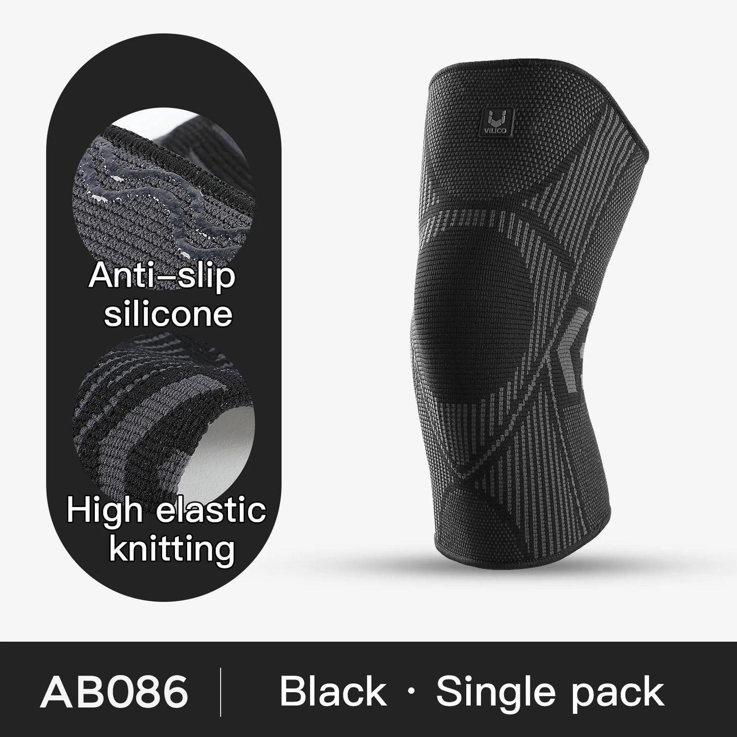 1 PCS Kyncilor Knee Brace Elastic Fitness Basketball Volleyball Running Cycling Daily Sports Nylon Sports Compression Knee Brace Beauty World Shop
