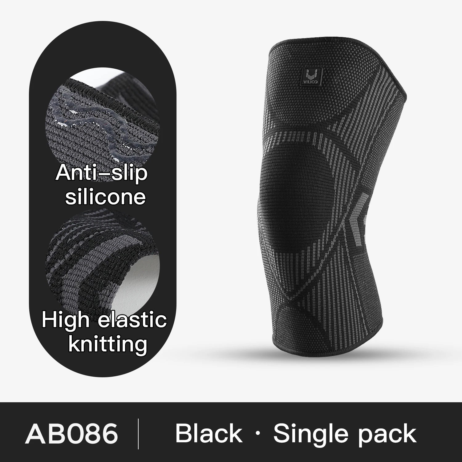 1 PCS Kyncilor Knee Brace Elastic Fitness Basketball Volleyball Running Cycling Daily Sports Nylon Sports Compression Knee Brace Beauty World Shop