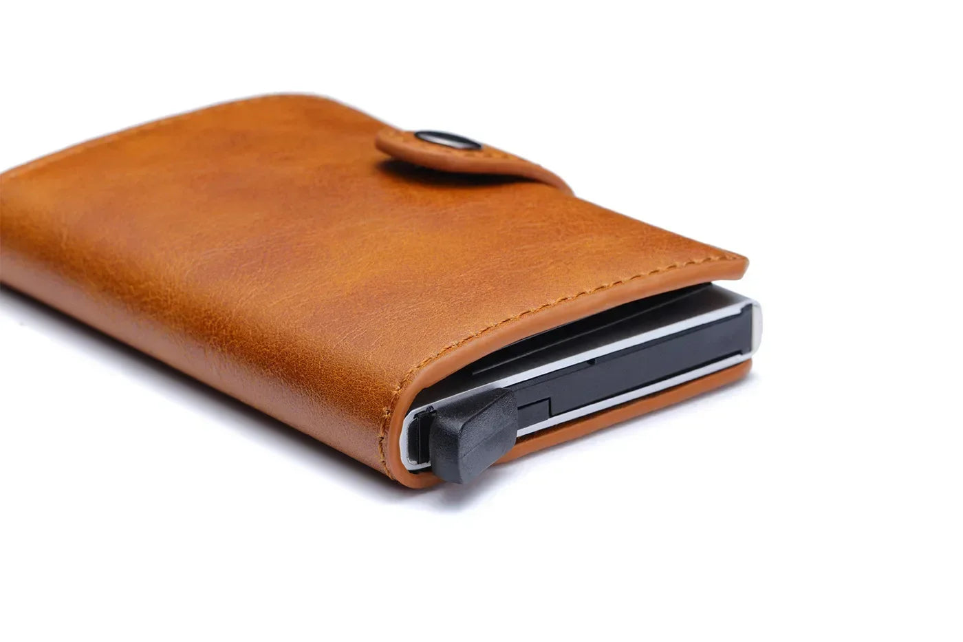 Rfid Credit Card Holder Men Wallets Luxury Small Smart Wallet Metal Business Mini Cardholder Case Women Minimalist Walet for Men Beauty World Shop