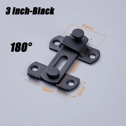 Sliding Barn Door Latch Sliding Right Angle Door Latch Door Bolt Wine Cooler Closet Window Door Latch Plug Baby Safety Latch Beauty World Shop