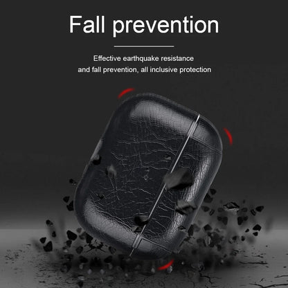 For Airpods Pro 3 4 Case Leather Business Earphone Cases Headset Shell Headphone Cover For AirPod 3 2 1 Pro 2nd Generation USB C