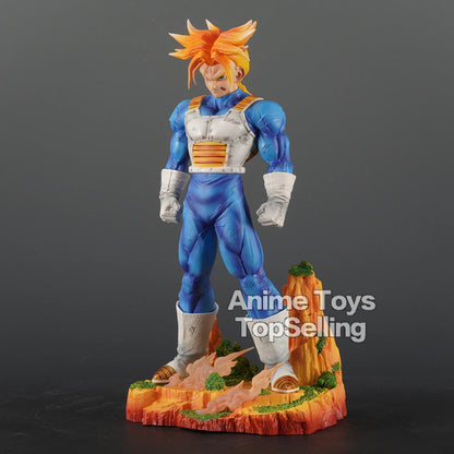 30cm/11.81in Anime Dragon Ball Z Trunks Figure Two heads Action Figures PVC Statue Collection Model Toys for Children Gifts Beauty World Shop