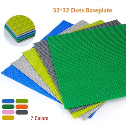 2Pcs Base Plate 32*32 32*16 Studs Classic Figures Building Blocks Plates Bricks Baseplate Blocks Children Toys For Kid Gifts Beauty World Shop