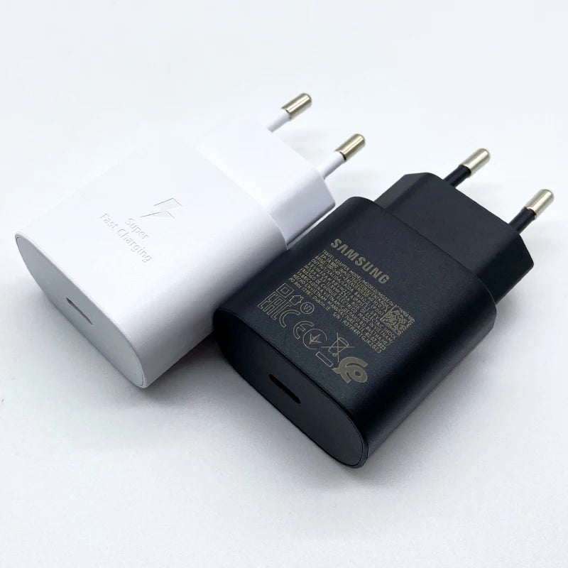 Samsung 25W Super Fast Charger Usb Type C Cargador Adapter For Galaxy S24 S23 S20 S21 S22 Plus A54 A34 Adapter Z Flip Fold 5 6 4 Beauty World Shop