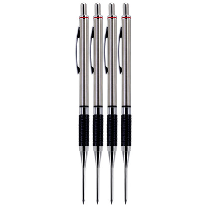 New Deep Hole Woodworking Mechanical Pencil, 2.0mm Anti Slip Soft Set Grip Handle Automatic Pencil Engineer Drawing Marking Tool Beauty World Shop