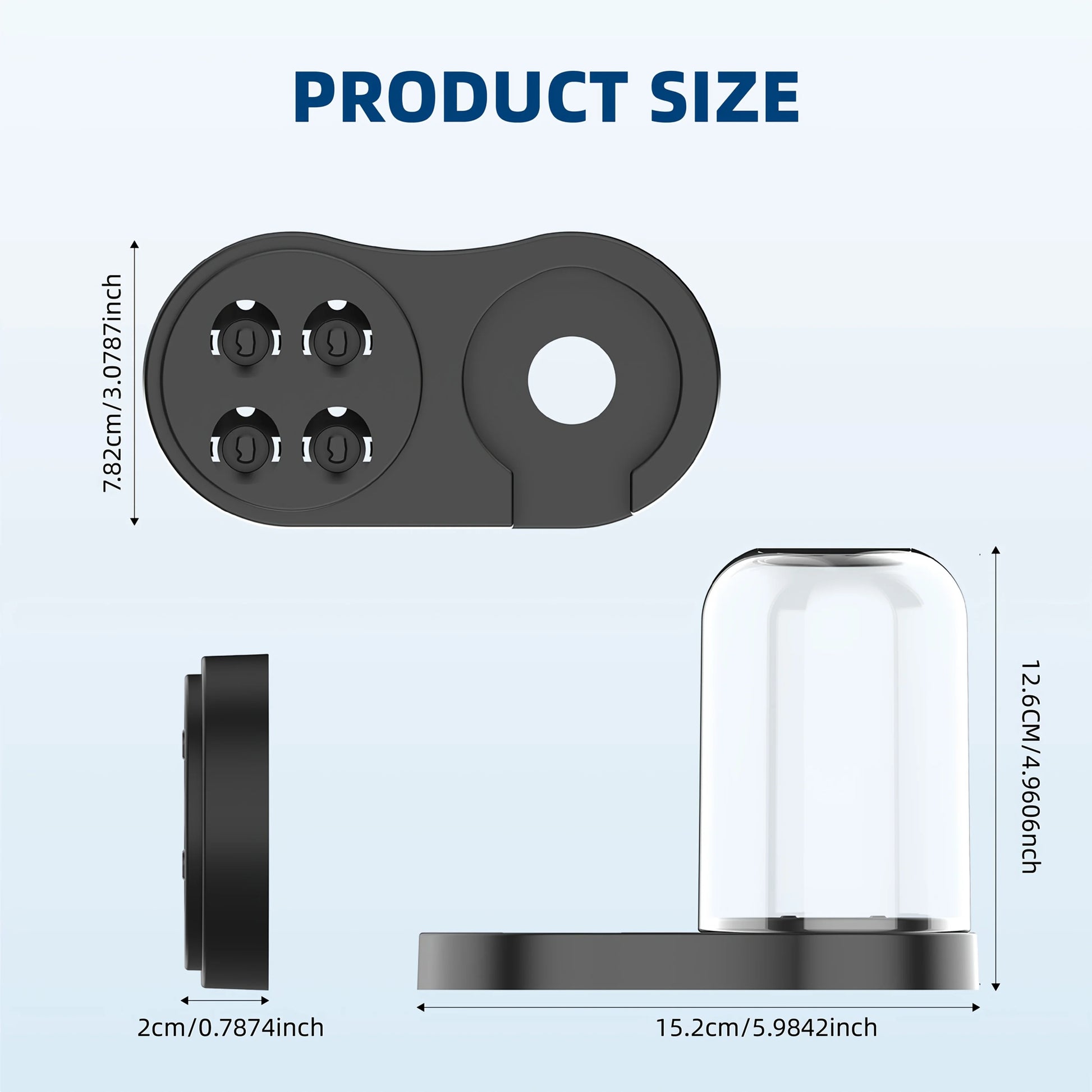 1pc-Electric Toothbrush Holder, for IO/EB Series, IO/EB Series Induction Charger, IO/EB Series Brush Head Placement Universal Beauty World Shop