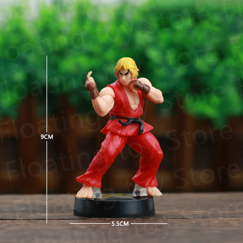 Anime Street Fighter Fighting Game Action Figure Ken Masters Hoshi Ryu PVC Kawaii Toys Dolls Room Decor Birthday Gift For Boys Beauty World Shop