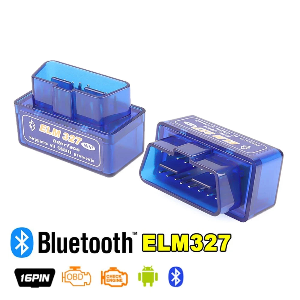 16 PIN Interface V2.1 ELM327 OBD2 Mini Code Reader Scan Tool Car Scanner For Android Diagnostic-Tool OBDII OBD 2 For A Beauty World Shop