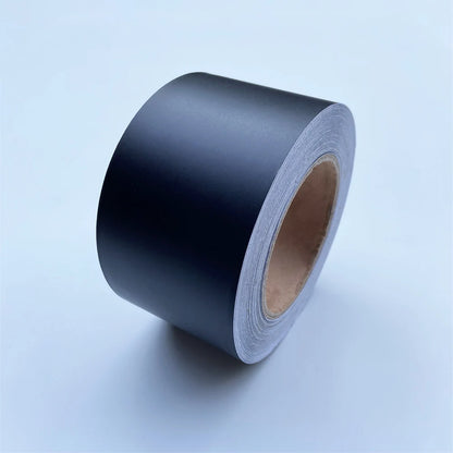 Black Matt Vinyl Wrap Foil Tape Roll Matte Black Stripes Window Trim Film Car Sticers Decal For Car Interior Pillar Beauty World Shop