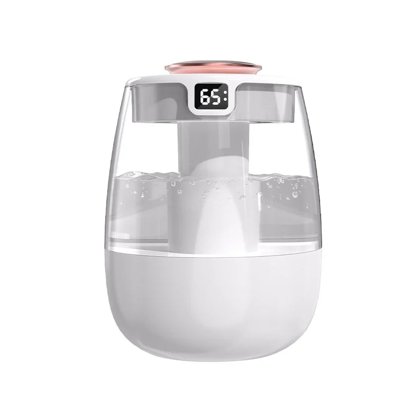 Air Humidifier Aroma Humidifier Double Spray Port Essential Oil Diffuser USB Water Humidifier with Light for Home Office Beauty World Shop