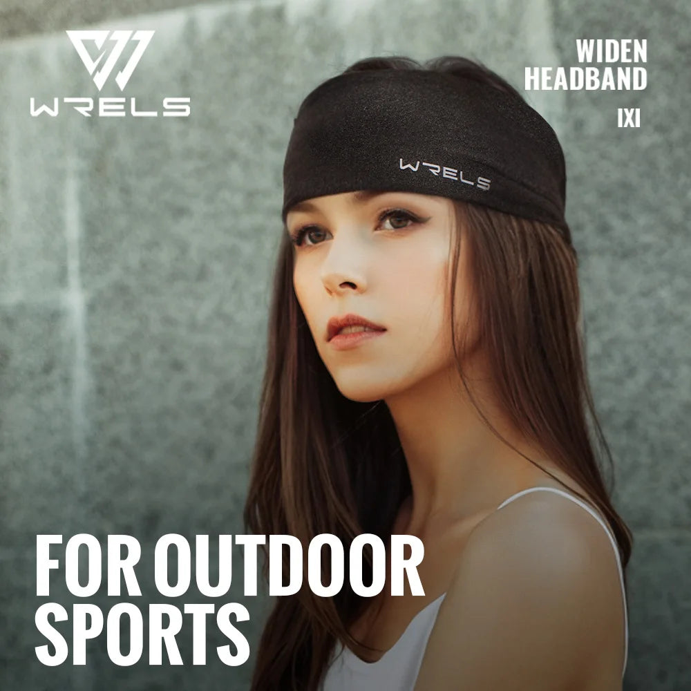 WRELS Sports Headbands Moisture Wicking Sweatbands for Running Breathable Headbands Elastic Non Slip Hairband for Women and Men Beauty World Shop