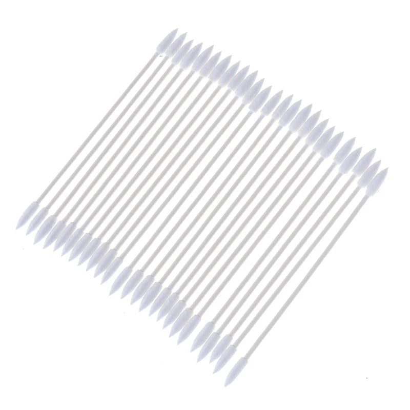 50Pcs Dust Free Disposable Cleaning Swab Cotton Stick For AirPods Earphone Headphone Phone Charge Port Accessories Beauty World Shop