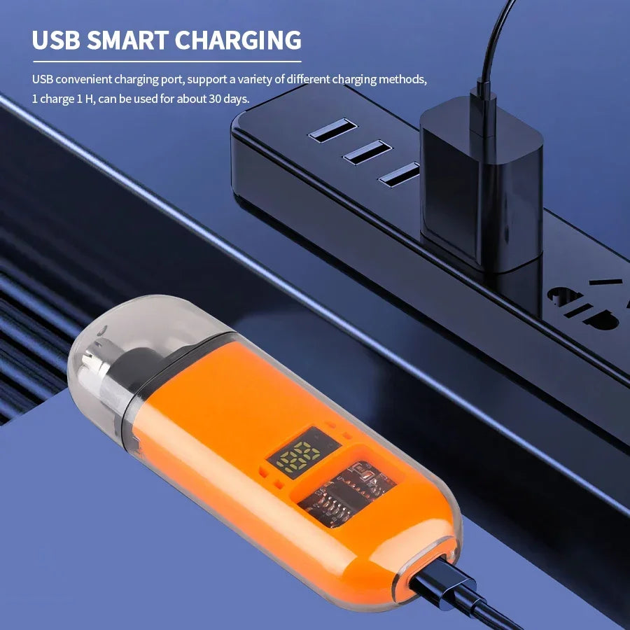 2 In 1 Electric Portable Ear And Nose Hair Trimmer Clipper 2024 Professional Painless Portable Eyebrow For Men Beauty World Shop