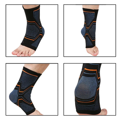 LOOGDEEL 1PCS Elastic Knitted Sports Ankle Support Brace Fitness Cycling Yoga Basketball Volleyball Foot Joint Ankle Protection Beauty World Shop