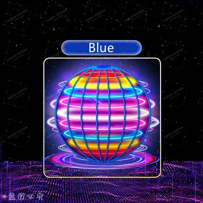 Flying Ball Children's Hand Controlled Color LED Cosmic Globe 360 ° Rotating Suspension Ball Suitable for Indoor and Outdoor Toy Beauty World Shop