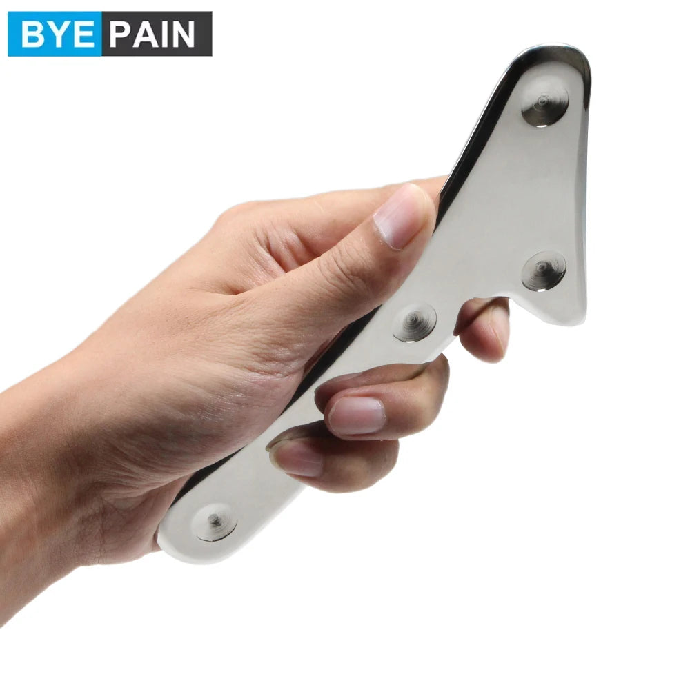 1PCS Stainless Steel Gua Sha Scraping Massage Tool IASTM Tools Great Soft Tissue Mobilization Tool Beauty World Shop