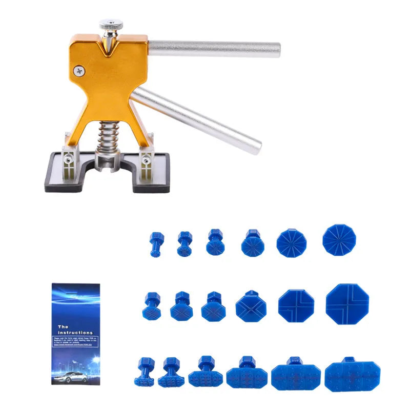 Car Body Sheet Metal Paintless Dent Plastic Puller Kit Auto Hail Pit Removal Repair Tools Hot Multiple Sizes Suction Cup Set Beauty World Shop