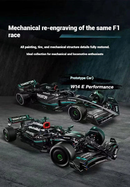 Technical F1 W14 E 42171 Race Car Performance 1642PCS  Building Blocks Sport Car Model Kits Vehicle Toy Gift Beauty World Shop