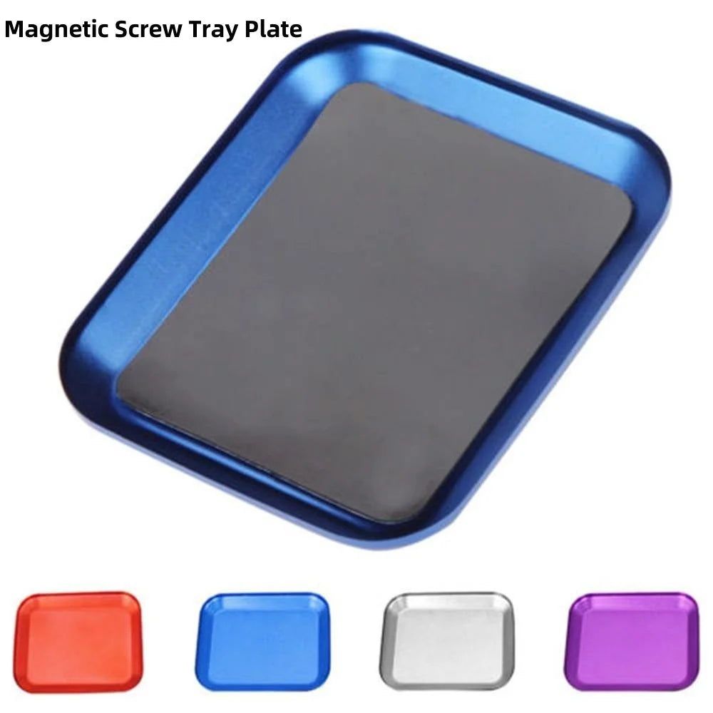 RC Repair Tool Aluminium Alloy Magnetic Screw Tray Plate For Airplane Car Boat Crawler Axial SCX10 D90 D110 Model Repair Tool Co Beauty Fashion