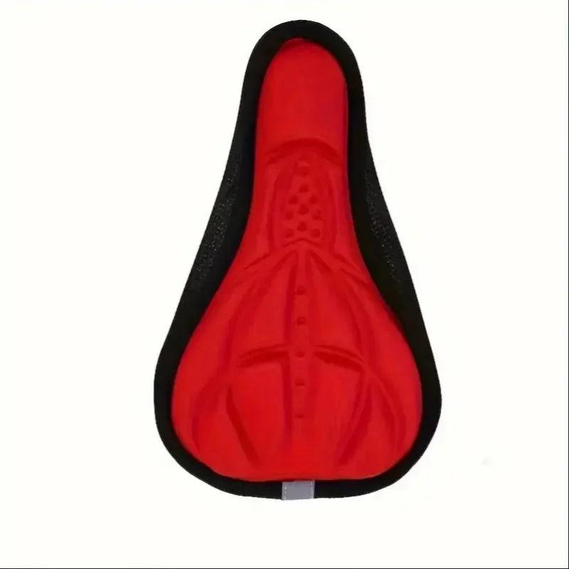 Soft 3D Padded Cycling Bicycle MTB Bike Saddle Seat Cover Cushion Sponge Foam Comfortable Saddles Mat Bicycle Accessory Beauty World Shop