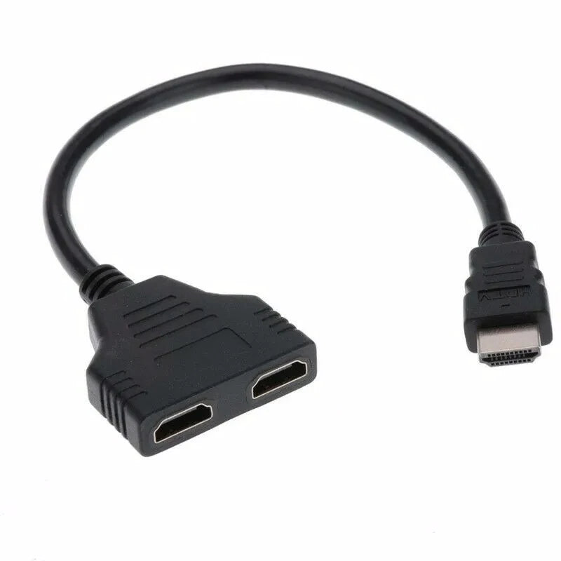 Hdmi Compatible Splitter Cable Video Switch Adapter Output Hub X Box Ps3 4 Dvd Hdtv Pc Laptop TV Hd 1080p 1 Input 2 Beauty World Shop