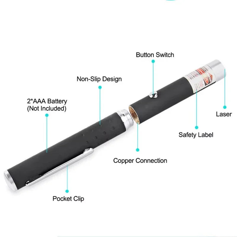 Pet Laser Pointer & LED Flashlight - Interactive Cat Scratching Toy, Christmas Gift for Cats/Kittens Beauty World Shop