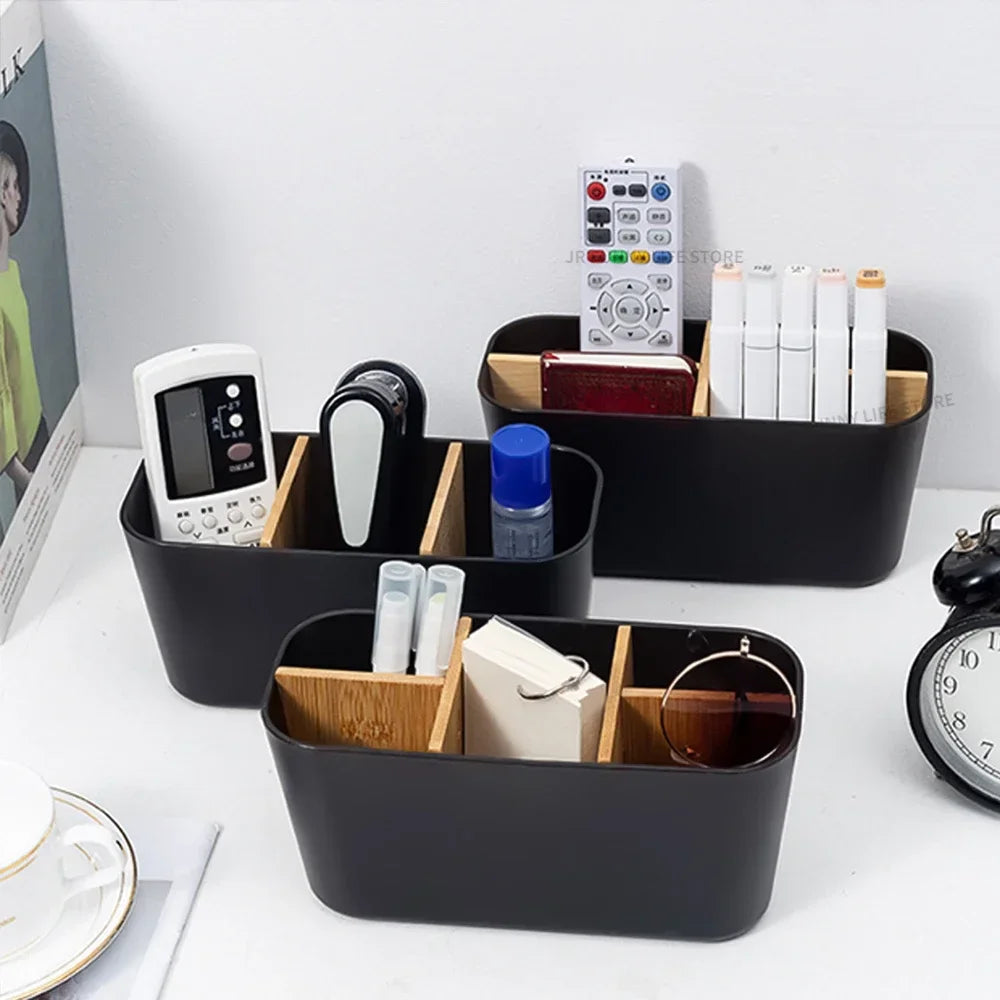 Bamboo Electric toothbrush Holder Razor Makeup Brush Storage Box Toothpaste Toothbrush Stand Bathroom accessories Beauty World Shop